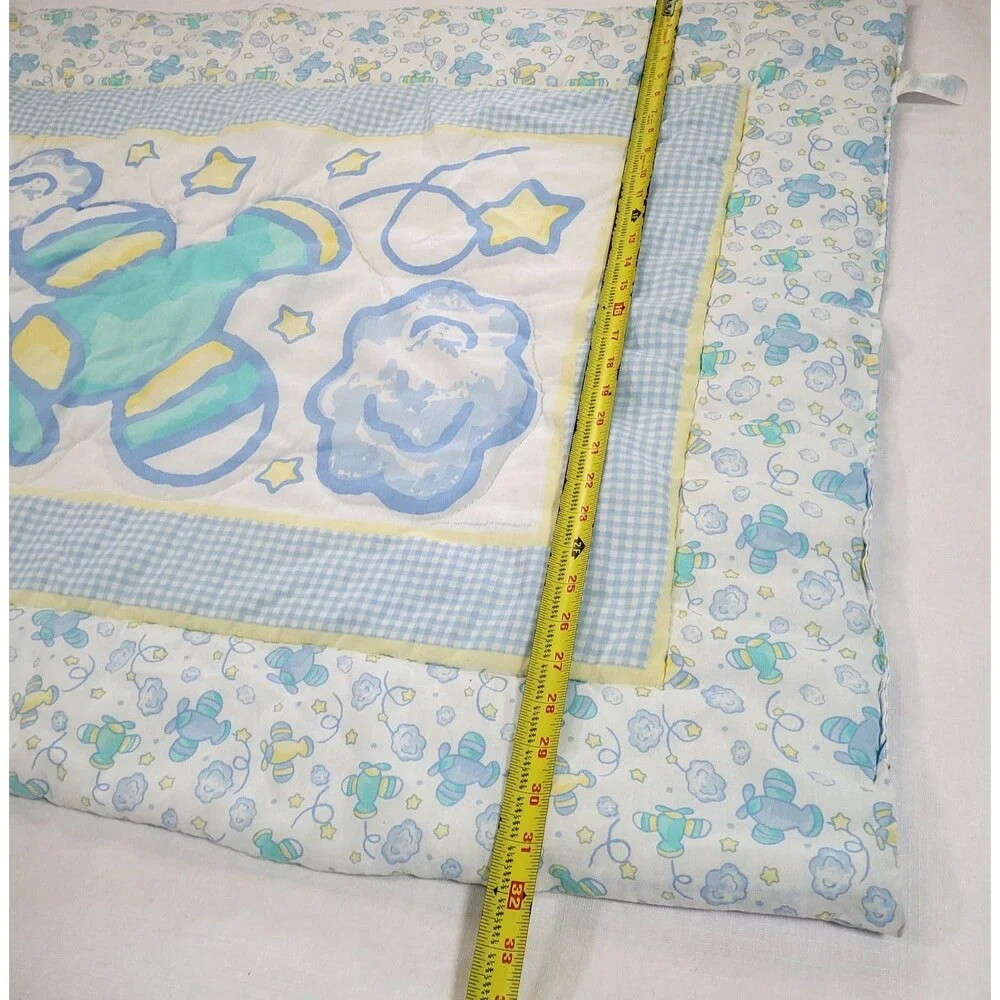 Vtg Plane‎ Baby Quilt Dayton Hudson 1998 Baby Blanket Lovey Wall Hanging